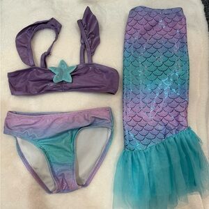 Mermaid Swimsuit - 4T